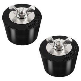 1.5 Inch Pool Rubber Plug, Pool Rubber Expansion Winterizing Stopper Plug, Swimming Pool Antifreeze Plugs for Inground Pool Above Ground Pool, 2 Pack