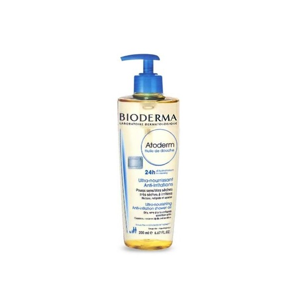 Bioderma Atoderm Will De Douche Cleansing Shower Oil 200ml /