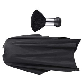 Gatuida Unisex Barber Cape with Hairdressing Cape and Soft Bristle Neck Duster Brush for Salon Home Haircut Styling and Coloring Protection