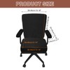 sourcing map Office Chair Covers, Stretchable Rotating Chair Slipcover Desk