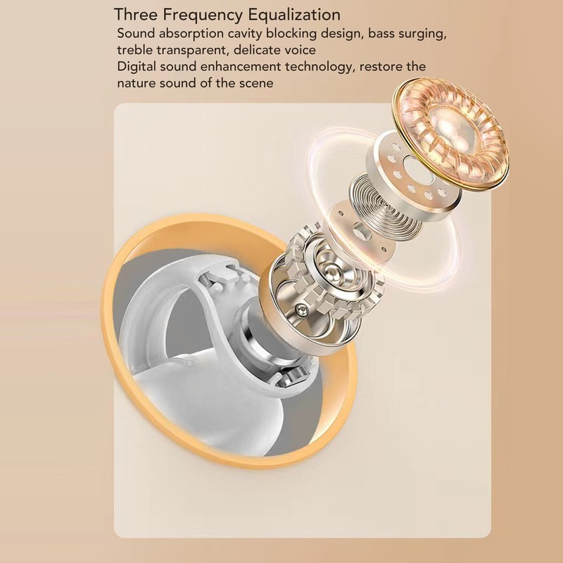 Ear Clip Bluetooth 5.4 Headphones Stereo IPX5 Waterproof Clip On