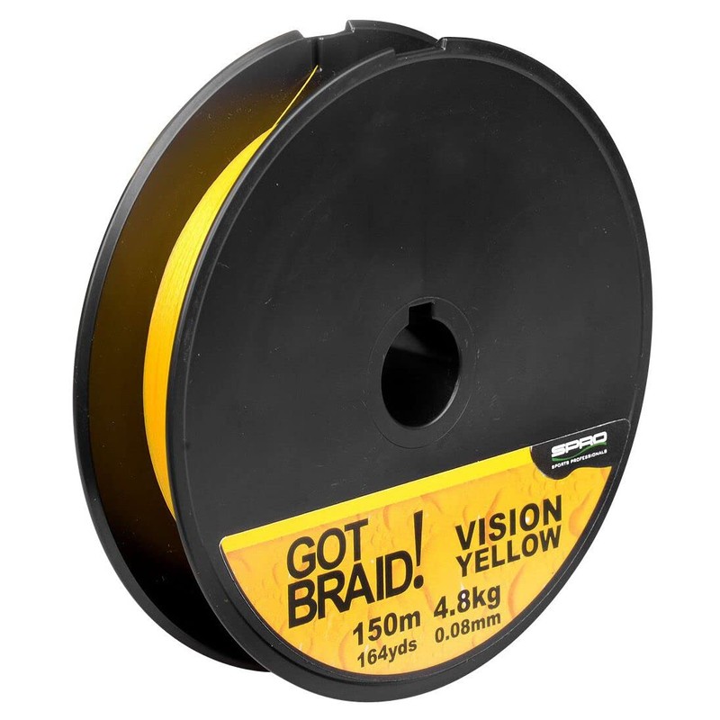 Spro GOT Braid 4-Way 150 m Vision Yellow / 0.16