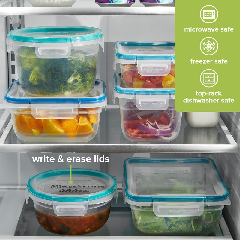 Snapware Total Solution 5-Pack (Mixed Sizes) Plastic Food Storage Containers