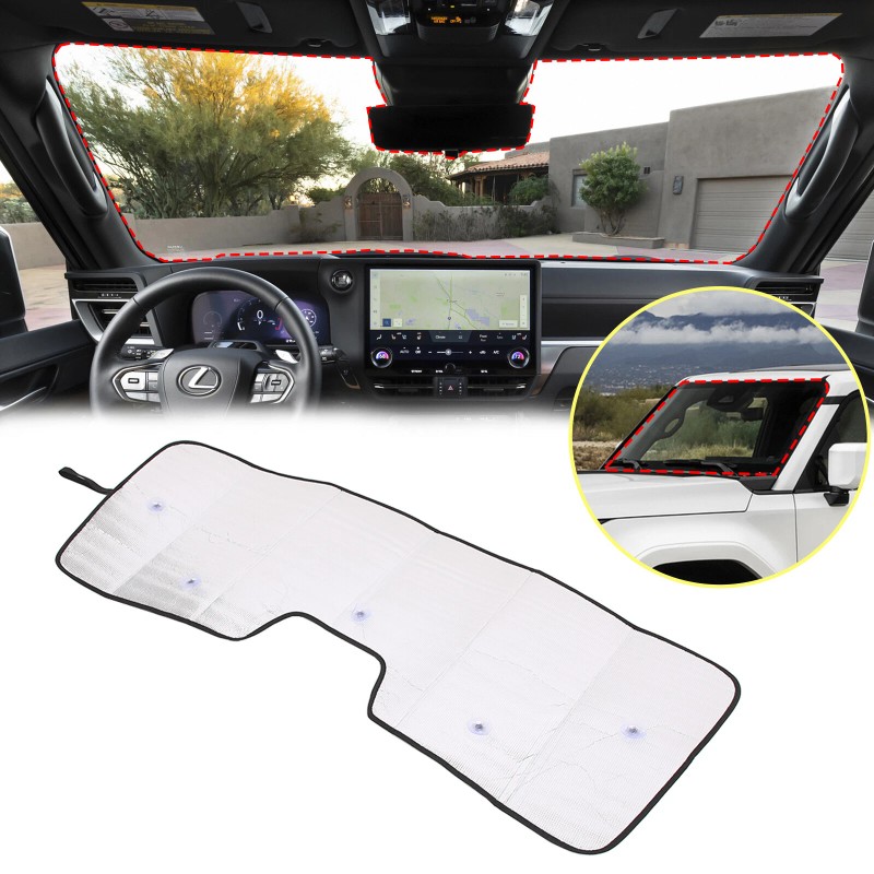 car-attention Front Windshield Cover Sun Shade Protective Cover For Lexus