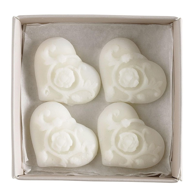 MATHILDE M. Dose mit 4 Dekoschmelzen aus Wachs, Arabeskisches Herz