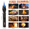 Mini Torch Lighter with Fuel Window - 5" Refillable Butane