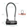 ORIA Combination Padlock, Small Padlocks with Code, 4 Digit Safety