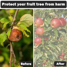 Klxuyuo 3 Pack Fruit Tree Netting 7x6 Ft Garden Netting For Tree Protection Large Tree C