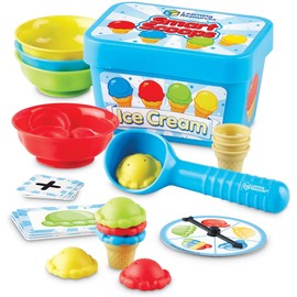 Learning Resources Smart Scoops Math Activity Set, Stacking, Sorting, Early Math Skills, 55 Pieces, Ages 3+