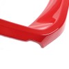 carpart2021 Red ABS Center Console Dashboard Trim Frame Cover For