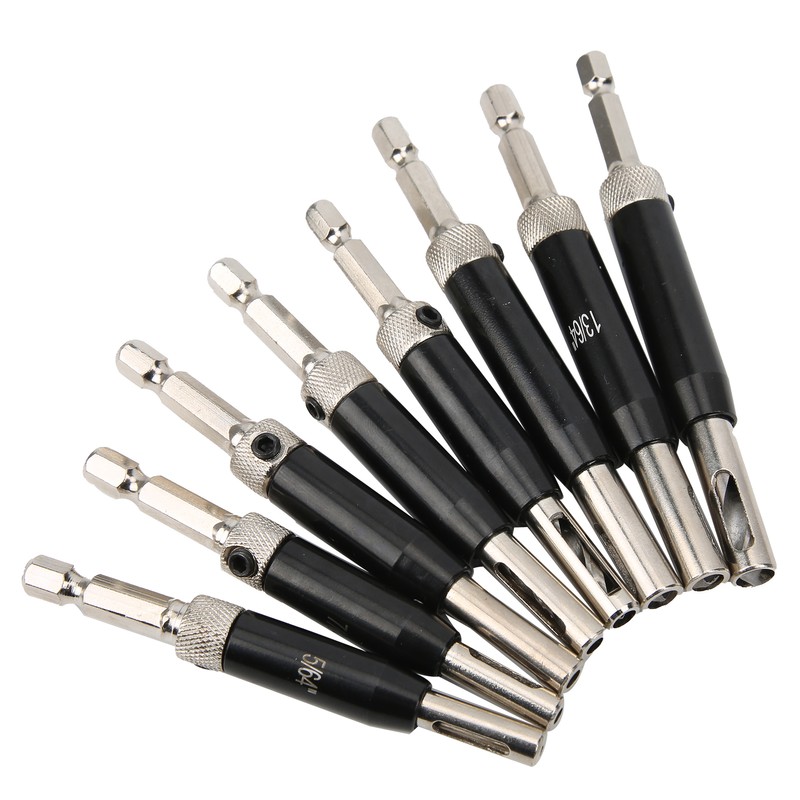Hinge Drill Bit Set Hinge Window Door Cabinet Drilling Hole