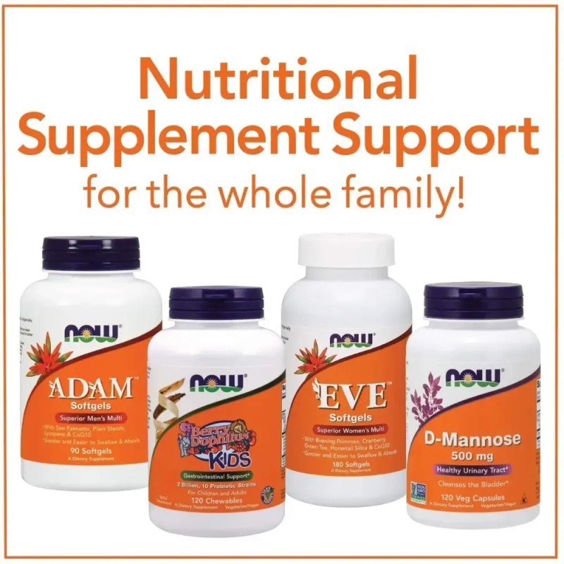 Multivitamínico EVE de NOW para Mujer con CoQ10 y Onagra,