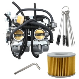 Anxingo 15001-1433 15003-1602 Carburetor Replacement For Kawasaki Ninja 250 250R Ex250 1988-2007 With Fuel Filter Oil Filter