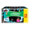 Whisper Ultra Overnight Sanitary Pads with Wings - 30 Pieces