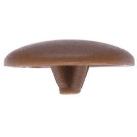 Walnut Light Plastic Сap Сovers for Screw with Phillips, Pozidriv, Square-X Head Plastic Covers Caps for Screw Self Tapping Screws (Pack of 100) Size - 12 mm