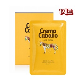 Jaminkyung Crema Cavallo Horse Oil Mask Pack Moisturizing Nutrition Glowing Care 10 sheets 1 pack / 자민경 크레마카발로 마유 마스크팩 보습 영양 광채케어 10매입 1개