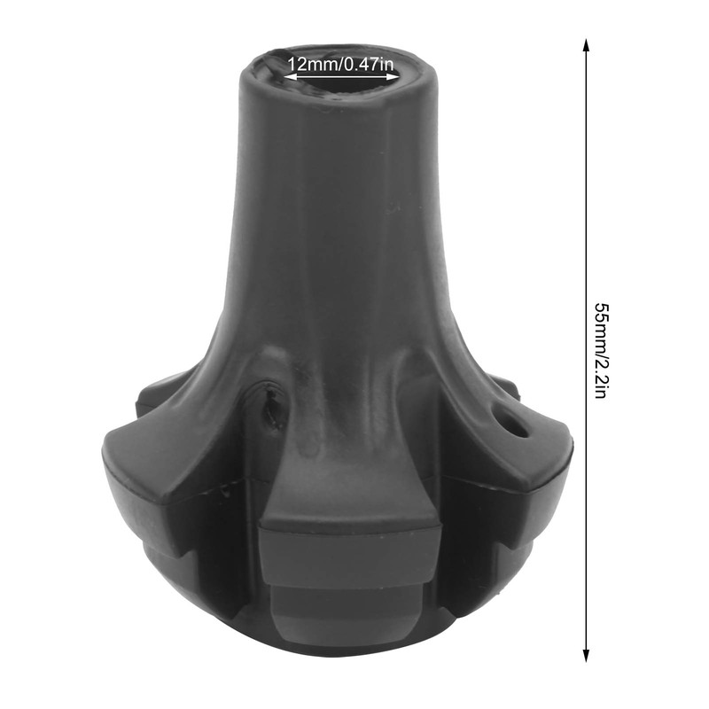 5 pieces Alpenstocks foot covers, trekking pole tip protection, TPR