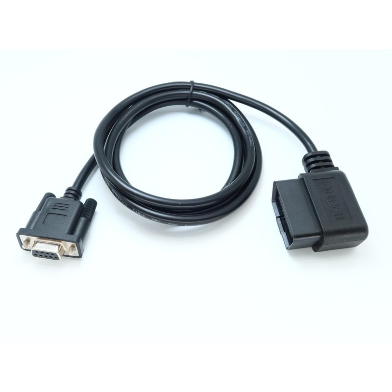 DECHITH Angled OBD2 Male to DB9 Serial RS232 Female Cable