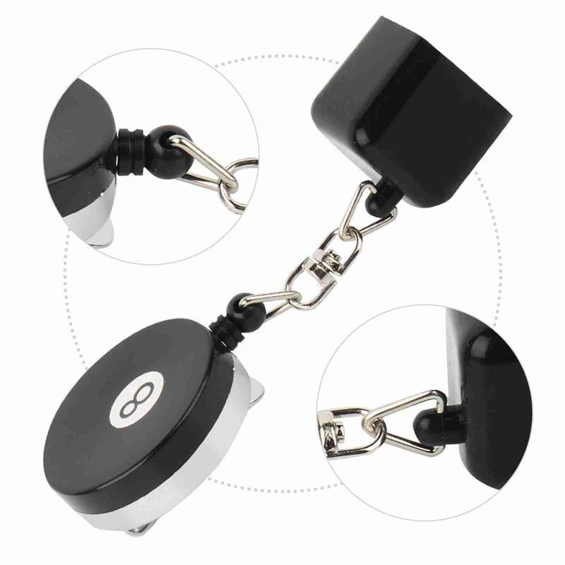 ANKROYU Retractable Billiard Pool Cue Chalk Holder Protective Cover Accessory