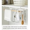 YAMAZAKI Home Tosca Under-Shelf Hanger Holder - Laundry Hanging Storage