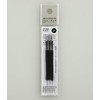 Nitoms STALOGY S5211-2P Ballpoint Pen Refill, Gel Ink, 0.5mm, Black,