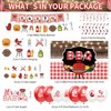 FVABO Baby Q Baby Shower Decorations, Red Gingham BBQ Baby