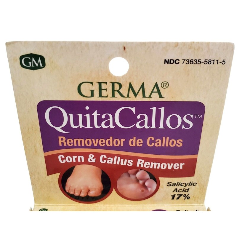 Germa Quita Callos Corn and Callus Remover 0.5oz Bottle with