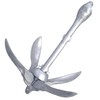 SeaSense Folding Grappling Anchor - Ideal for Fishing Vessels, Dinghies,