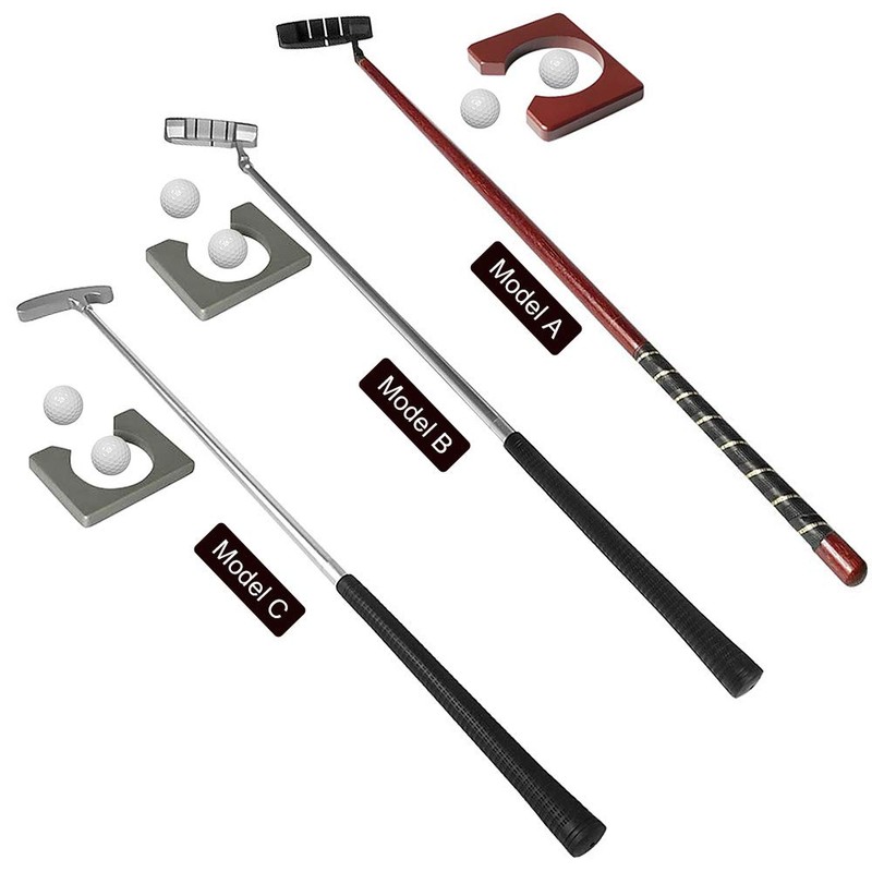 Mingzhe Golf Putting Set With Putter, 2 Balls, Cup for