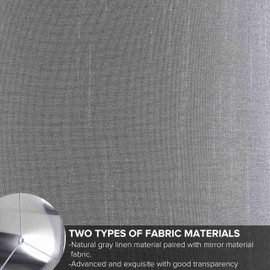 GOSO Drum Ambience Lamp Shades Set of 2 Gray Medium Faux Silk Lamp Shade for Table Lamps-13" Top x 13" Bottom x 10" High(Spider) Beside Lampshades Replacement Modern Rustic Shades Easy Assembly