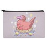 Feathered Tyrannosaurus Rex Dinosaur Nesting With Babies Makeup Cosmetic Bag