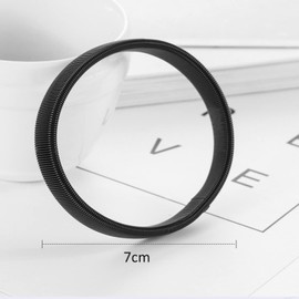 Cosswe Anti-Rutsch Hemdärmel Metall Armbänder, Ärmelhalter Anti Rutsch Elastische Metallarmbänder Holders Armband 1 Paar(Schwarz)