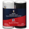 Morton Iodized Salt and McCormick Pepper Shaker Set, 5.25 Ounce