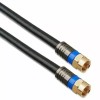 ONN QUAD-SHIELD COAXIAL CABLE, BLACK, 25 FT.