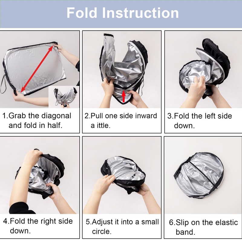 Car Windshield Sun Shade for 2023-2026 Honda Accord| Front Window