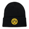 Borussia Dortmund BVB Logo Beanie Black, black, One Size