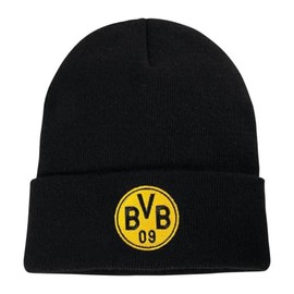 Borussia Dortmund BVB Logo Beanie Black, black, One Size
