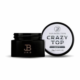Gracia Jinbee Crazy Top Gel High Gloss Gel Nail Whole Gel, Soft, 25g, 1 Piece / 그라시아 진비 크레이지 탑젤 고광택 젤네일 통젤, 소프트, 25g, 1개