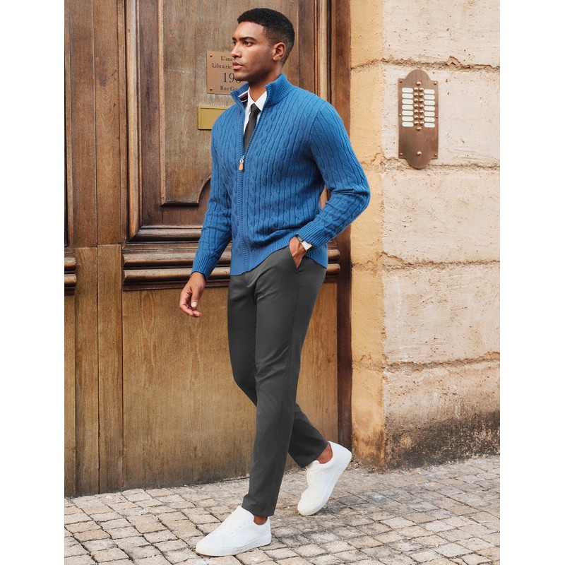 PJ PAUL JONES Men's Golf Dress Pant Stretch Straight-Fit Utility