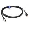 Eonvic Industrial M12 5ピンAコードメスからUSB 2.0オスデータ接続ケーブル ハイフレックスシールド成形IP67防水ケーブル 1M