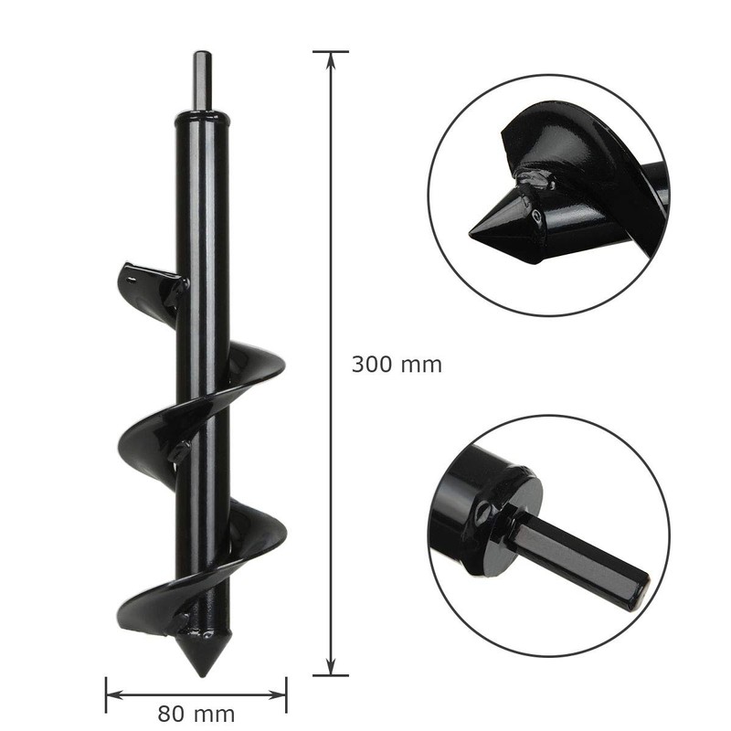 ASelected Earth Auger for Drill, Garden, Drill, Diameter 83 mm