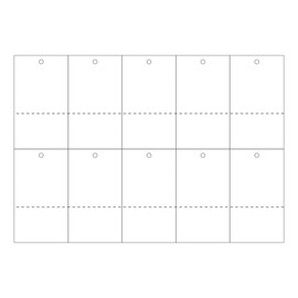 Taka Seal Tag Printer Compatible Tag 44-7100 White Large