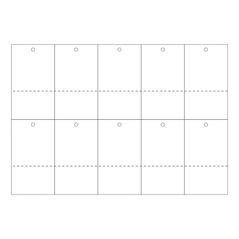 Taka Seal Tag Printer Compatible Tag 44-7100 White Large