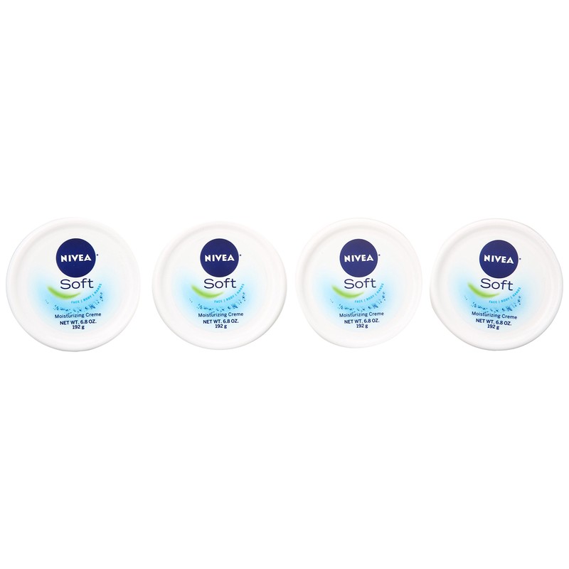 NIVEA Soft Moisturizing Creme, 6.8 Ounce (Pack of 3)