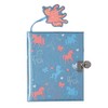 Smiggle Locking Notebook Diary Glam (Glitter Blue)