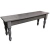 Ezekiel and Stearns Driftwood Grey English Farmhouse Bench (48)