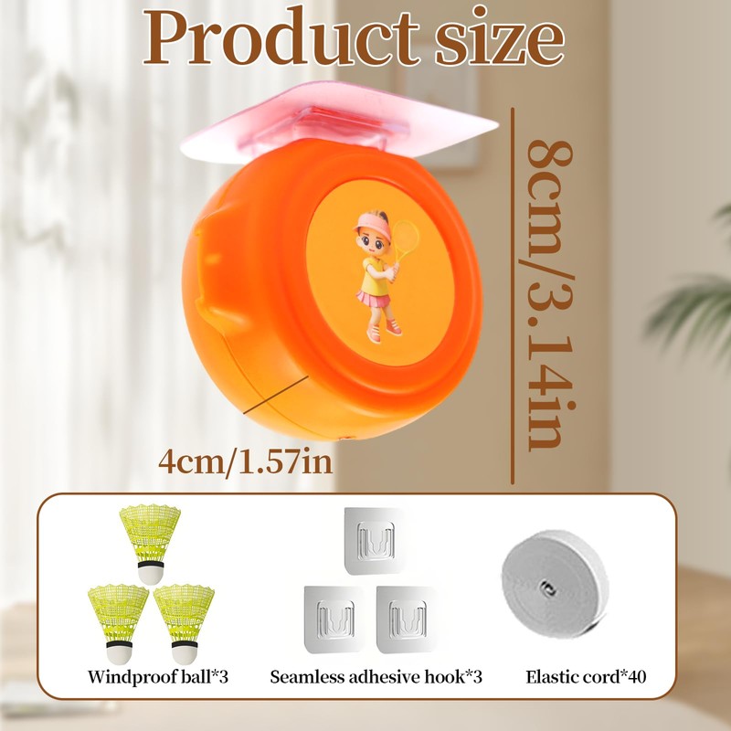 SI SEN 3 Piece Set Badminton Single Training Equipment, Badminton