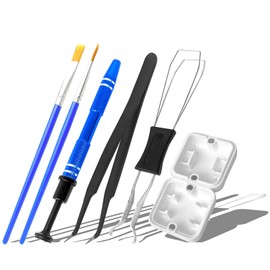 Keyboard Switch Lube Kit,Keyboard Switch Puller,Switch Opener, Switch Puller, Keycap Puller,Keyboard Switch Puller Set Lube Brush,Tweezer,Lube for Keyboard Switches(5Pcs)