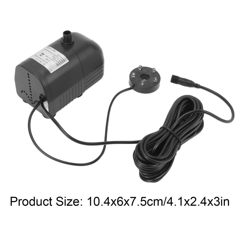 Solar Water Pump ABS Submersible Decorative Fountain Brushless Pump with