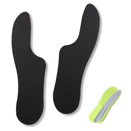Morton's Extension Insert Orthotic Carbon Fiber Insole Rigid Turf Toe Plate for Men Women - Morton's Toe, Hallux Rigidus, Arthritis Limitus (1 Pair, 9.85" - Men's 7.5 / Women's Size 8.5)